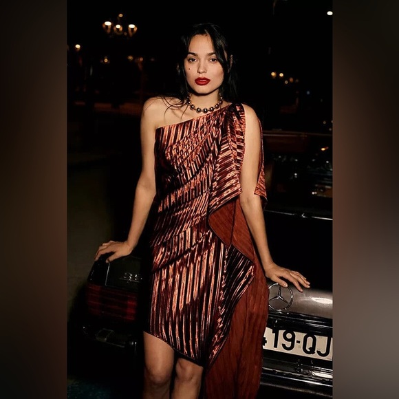 Guapa One-Shoulder Mini Dress from Anthropologie - Picture 3 of 7